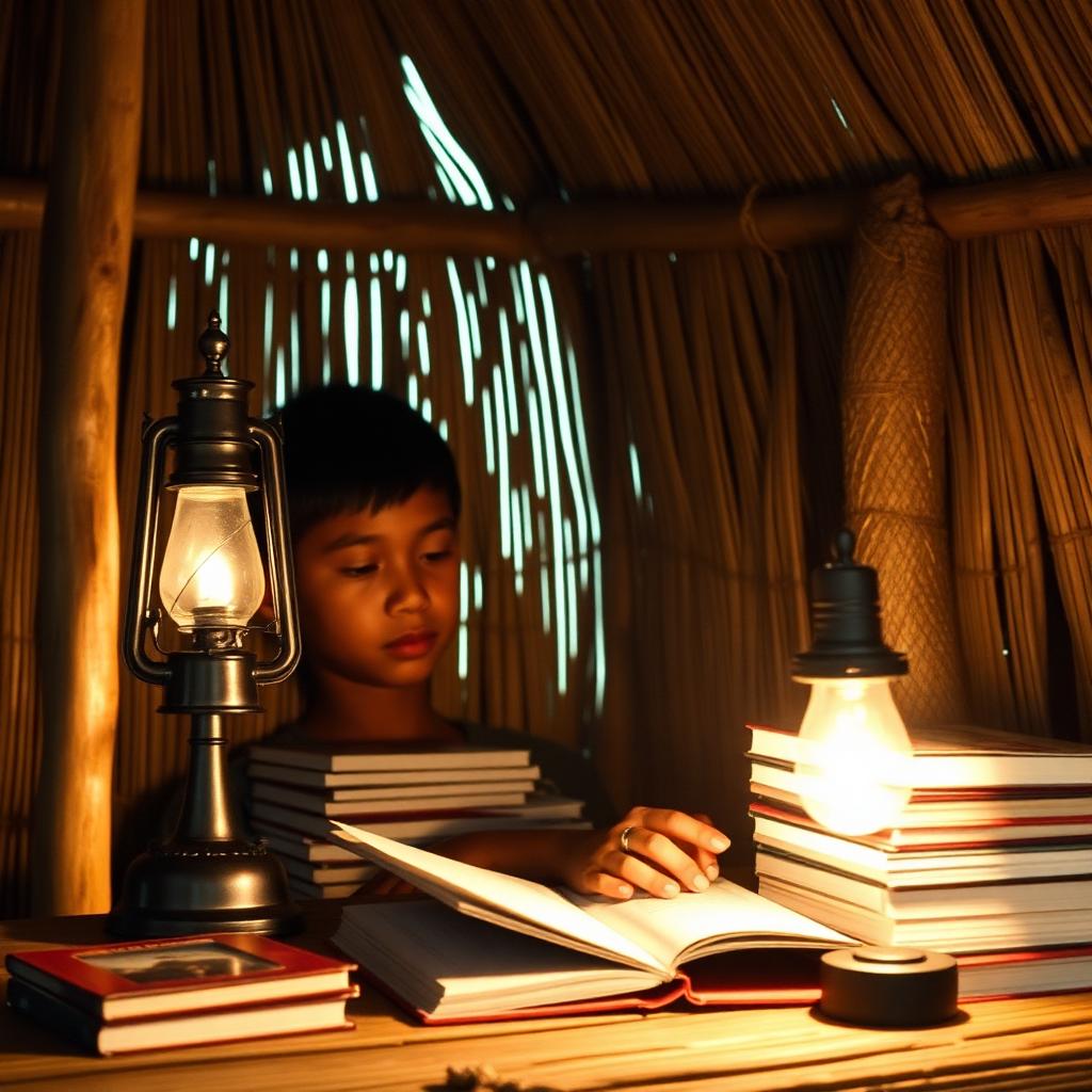 Reading by lamplight in Marawi. — a story from Marawi City, Lanao del Sur.